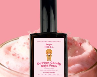 Cotton Candy Perfume Oil | Sweet Gourmand Dessert Fragrance- Vanilla Sugar Scent, Long Lasting