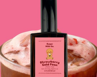 Strawberry Cold Foam Perfume Oil – Vegan, Alcohol-Free, Body & Hair Mist