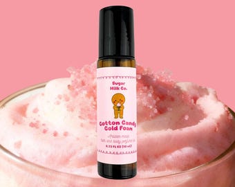 Cotton Candy Cold Foam Roll On Perfume - Vegan Oil Blend
