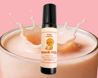Peach Milk Roll On Perfume - Vegan Oil Blend