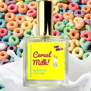 Cereal Milk Perfume- Hair and Body Oil, Fruity Perfume, Atomizer, Gift Ideas