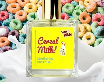 Cereal Milk Perfume- Hair and Body Oil, Fruity Perfume, Atomizer, Gift Ideas