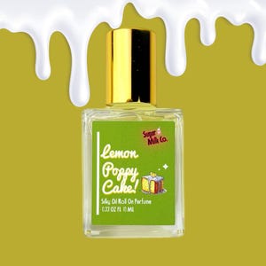 Lemon Poppy Cake Roll On Perfume- Gift Ideas, Oil Perfume