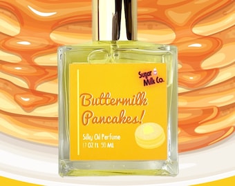 Buttermilk Pancakes Perfume- Hair and Body Oil, Maple, Vegan