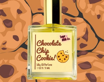 Chocolate Chip Cookie Perfume- Perfume Oil, Body Mist, Vegan Perfume, Gift Ideas