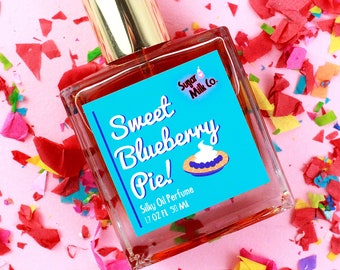 Sweet Blueberry Pie Perfume- Blueberry Perfume, Atomizer, Gift Ideas, Oil Perfume