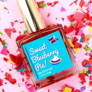 Sweet Blueberry Pie Perfume- Blueberry Perfume, Atomizer, Gift Ideas, Oil Perfume