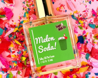 Melon Soda Perfume- Perfume Oil, Body Mist, Vegan Perfume, Gift Ideas