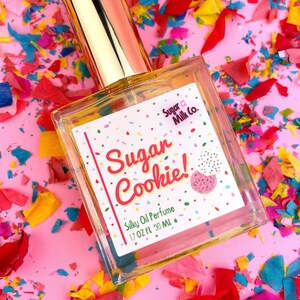 Sugar Cookie Perfume Perfume Oil, Body Mist, Vegan Perfume, Gift Ideas image 1