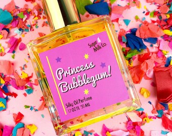 Princess Bubblegum Perfume- Perfume Oil, Body Mist, Vegan Perfume, Gift Ideas