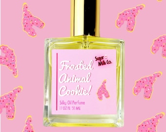 Frosted Animal Cookie Perfume- Vanilla Perfume, Perfume Oil, Cake Perfume, Spray Perfume