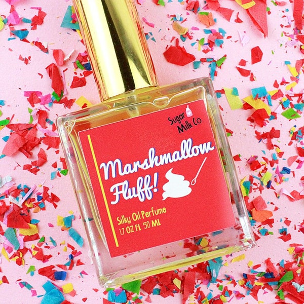 Marshmallow Fluff Perfume- Perfume Oil, Body Mist, Sugar Perfume, Marshmallow Perfume, Handmade Perfume