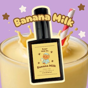 Banana Milk Perfume| Candy Vanilla Cinnamon Scent | Gourmand Dessert | Hair & Body | Long Lasting