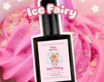 Ice Fairy Perfume | Sweet Cotton Candy Pear Vanilla Cherry Gourmand Scent | Gourmand Dessert | Hair & Body | Long Lasting