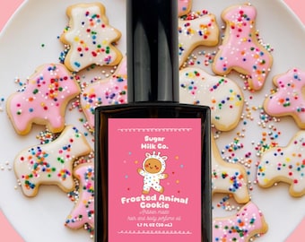 Frosted Animal Cookie Perfume – Vanilla Cake Scent, Oil Based