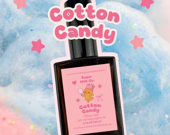 Cotton Candy Perfume | Strawberry Sugar Vanilla Scent | Gourmand Dessert | Hair & Body | Long Lasting