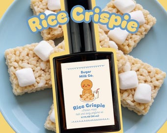 Rice Crispie Perfume | Cereal Marshmallow Sugar Vanilla Scent | Gourmand Dessert | Hair & Body | Long Lasting