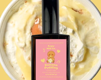 Banana Pudding Perfume- Silky Hair and Body Oil, Perfume Spray, Vegan Perfume, Handmade