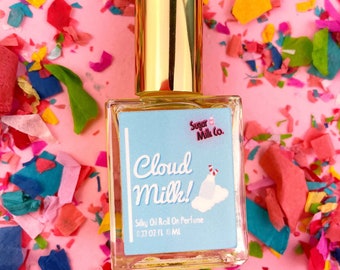 Cloud Milk Roll On Perfume- Handmade Perfume, Chocolate Perfume, Gift Ideas, Oil Perfume