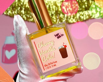 Cherry Vanilla Cola Perfume- Atomizer, Gift Ideas, Oil Perfume