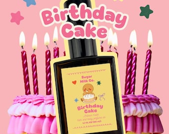Birthday Cake Perfume | Buttercream Vanilla Frosting Gourmand Scent | Gourmand Dessert | Hair & Body | Long Lasting