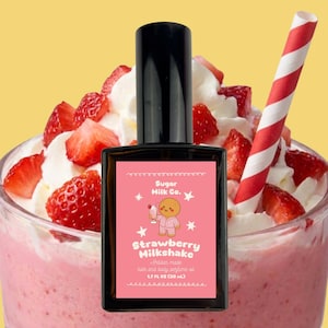 Strawberry Milkshake Perfume – Vegan Hair & Body Oil Mist