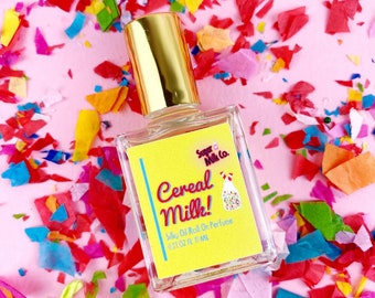 Cereal Milk Roll On Perfume- Fruity Perfumes, Sugar Perfumes, Handmade Perfume, Oil Based Perfume