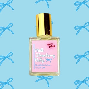 Milk Strawberry Baby Roll On Perfume- Oil Based Perfume, Hair Perfume, Oil Perfume