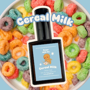 Cereal Milk Perfume | Sugar Sweet Fruity Scent | Gourmand Dessert | Hair & Body | Long Lasting