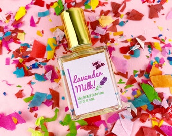 Lavender Milk Roll On Perfume- Handmade Perfume, Oil Perfume, Roll On Oil