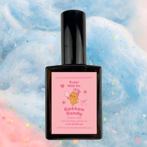 Cotton Candy Perfume Oil – Vegan, Alcohol-Free, Body & Hair Mist