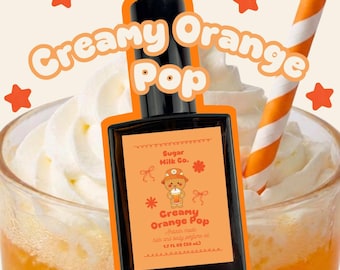 Creamy Orange Pop Perfume | Citrus Creamy Vanilla Scent | Gourmand Dessert | Hair & Body | Long Lasting