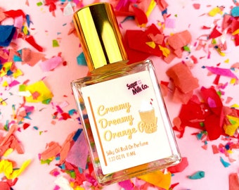 Creamy Dreamy Orange Pop Roll On Perfume- Handmade Perfume, Milk Perfume, Gift Ideas, Oil Perfume