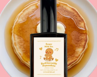 Buttermilk Pancakes Perfume- Hair and Body Oil, Maple, Vegan