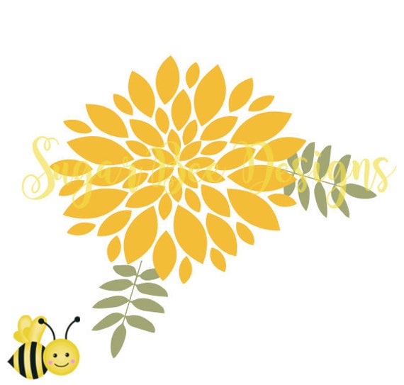 Download Zinnia Flower Fall Decor Digital Cut File Svg Cut File Etsy