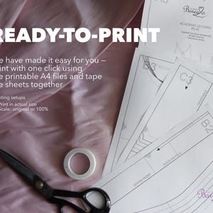 NAAIPATROON | Academy Ballet Skirt Directe download pdf-afdruk afbeelding 2