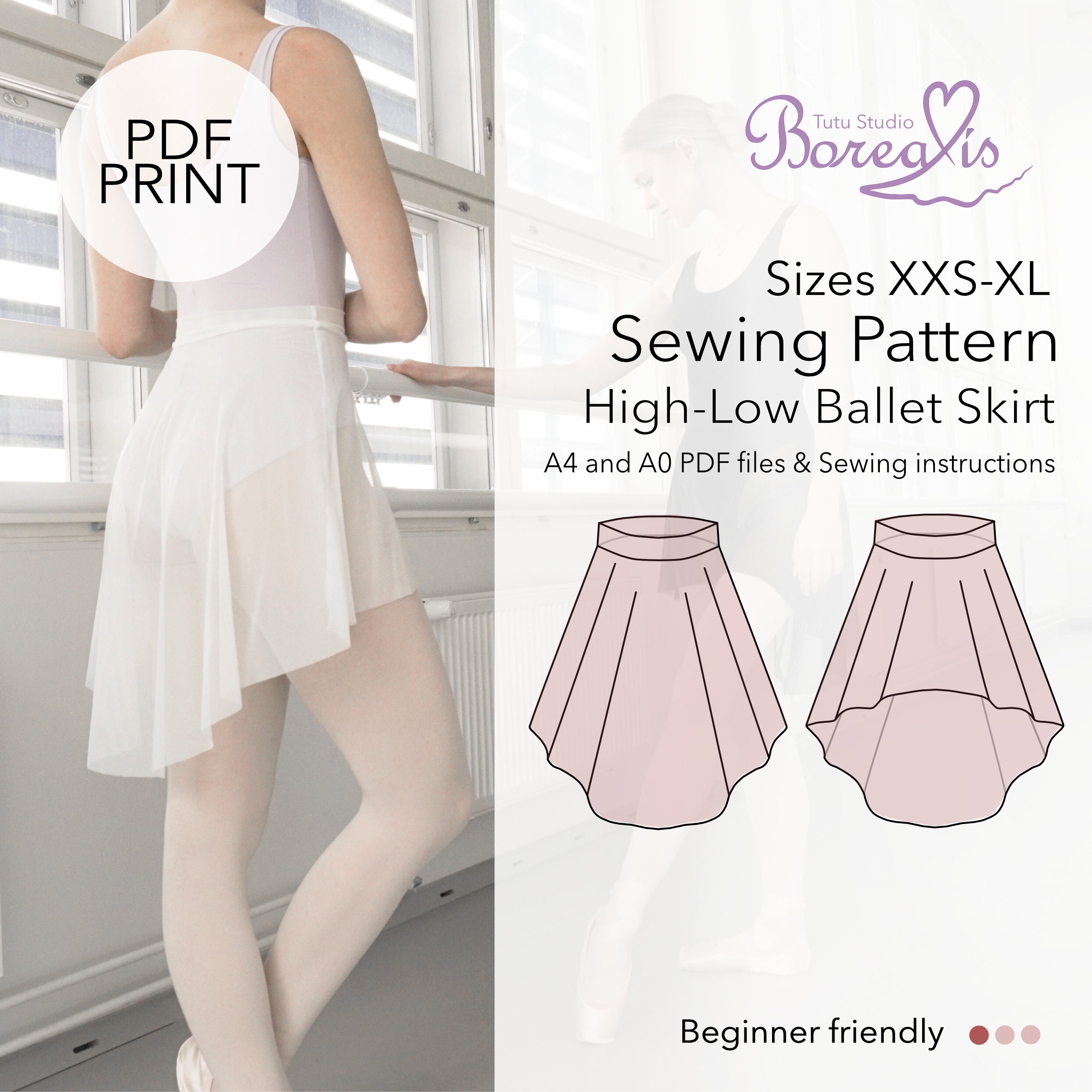 Pdf Pattern Skirt 