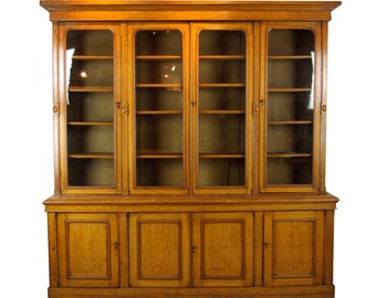 antique oak bookcase library bookcase tiger oak bookshelves scotland 1870 b1043 reduced - Antique Bookshelves antique oak bookcase library bookcase tiger oak bookshelves scotland 1870 b1043 reduced - Antique Bookshelves
