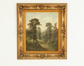 Antique Framed Signed Oil Painting, Scottish Highlands Landscape, John Henry Boel, (1953-1922), B712