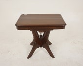 Ant. American Carved Walnut Eastlake Parlour Table, American 1890, H092