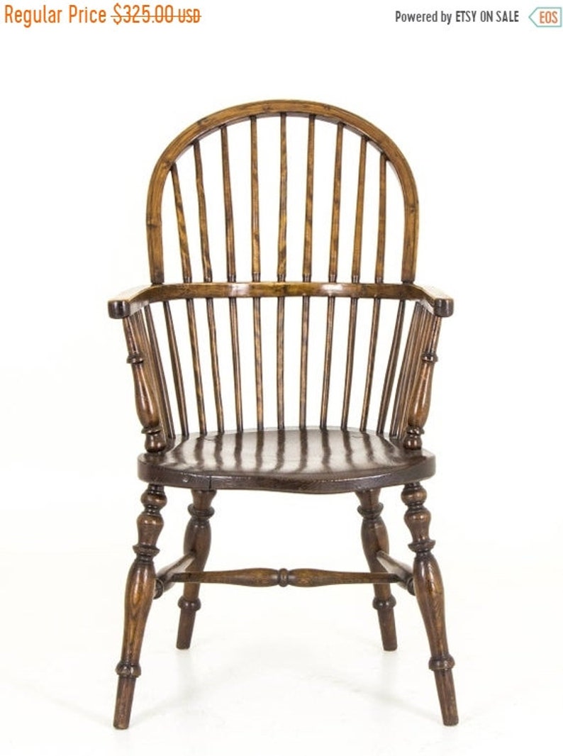 Summer Sale Windsor Chair Antique Chair Elm High Back Etsy