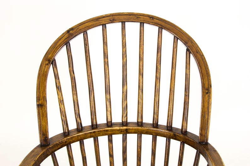 Scotland Elm High Back Chair Antique Chair B817 REDUCED!!!! 1920 Summer Sale Windsor Chair