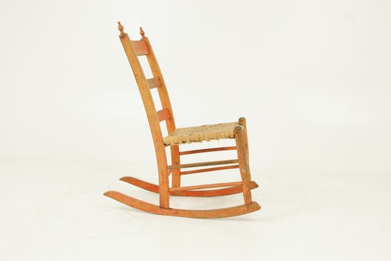 Ladder back rocking 2025 chair