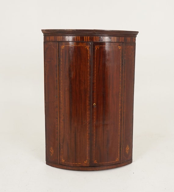 Antique hanging corner cabinet deals