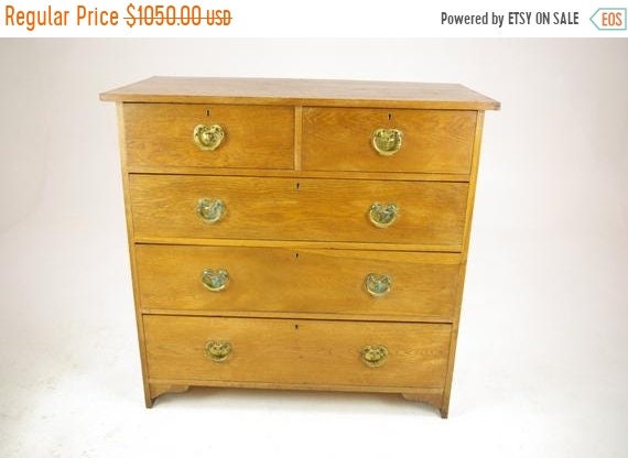 Back To School Sale Antique Oak Dresser Scottish Arts And Etsy