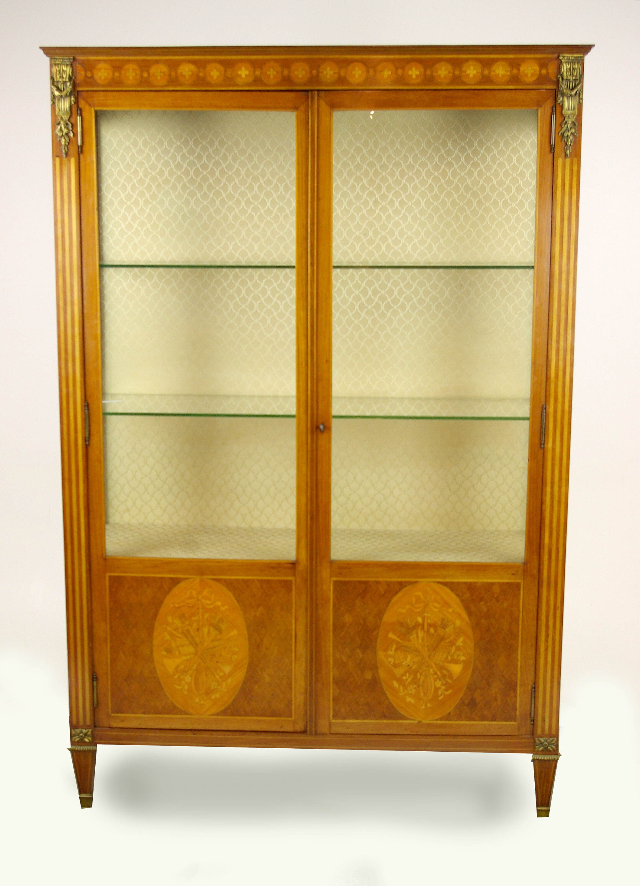 Antique Display Cabinet Curio Cabinet Louis Xvl Cabinet Etsy