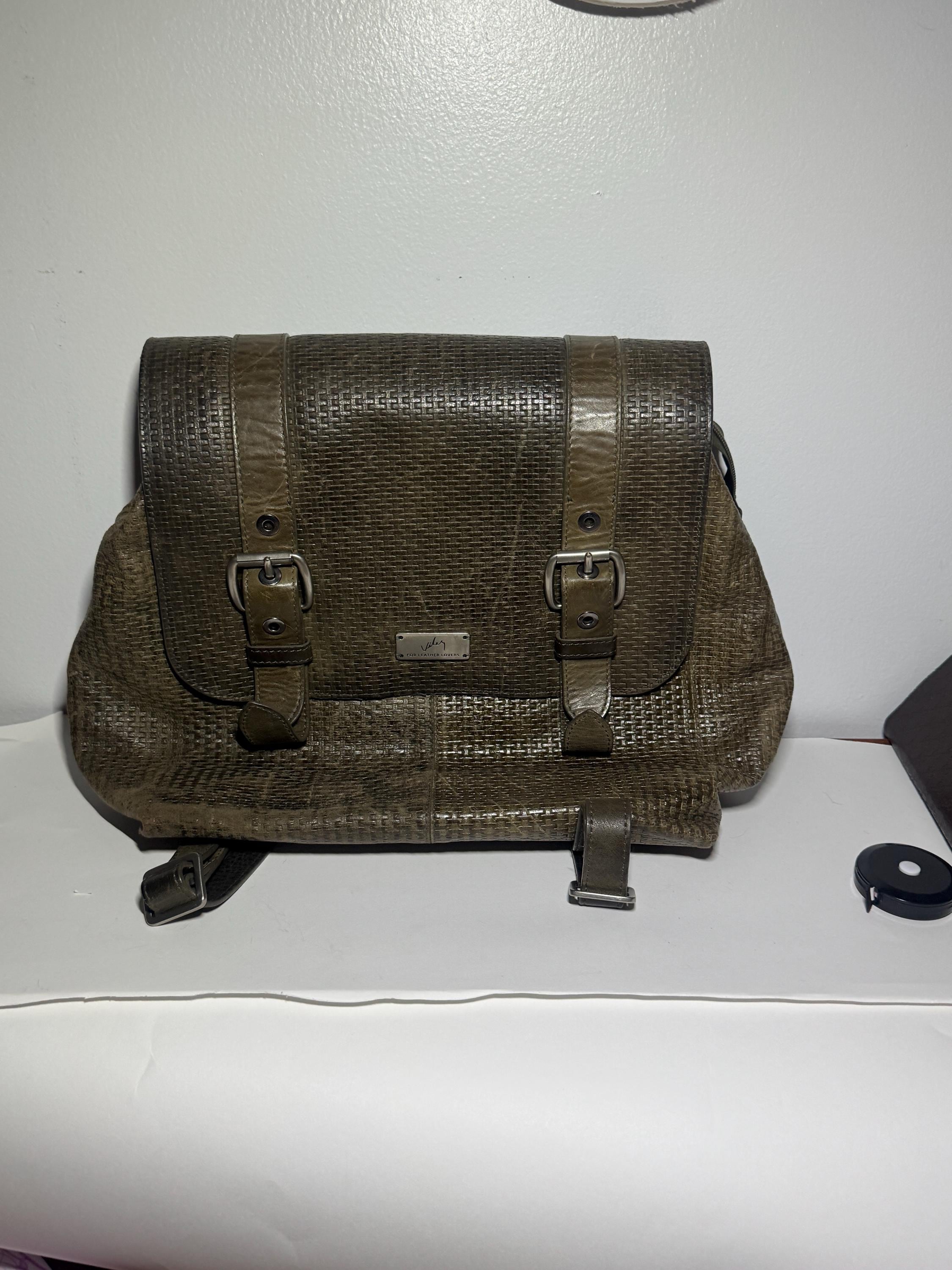 Embossed Leather Backpack - Etsy display picture 2