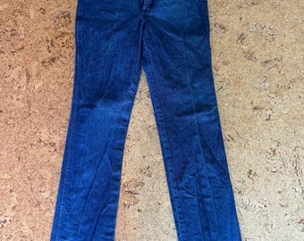Pantalones vaqueros Wrangler 936DEN de corte vaquero, talla 32x34, nuevos de stock antiguo / Hechos en EE. UU. / Índigo crudo / 100 % algodón