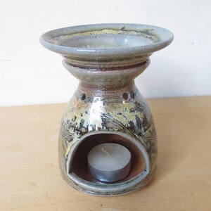Ceramic Aromatherapy Diffuser Melt Warmer,  Essential Oil Burner, wood/ soda fired pottery