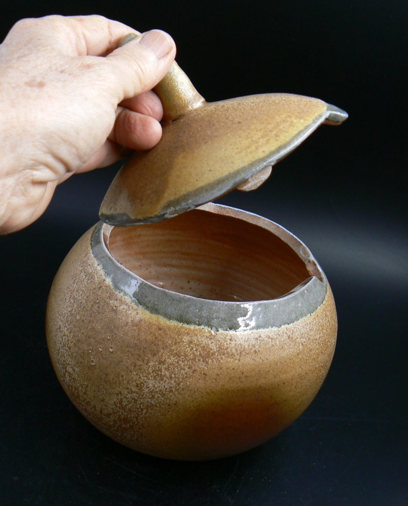 Ceramic garlic roaster ovenware wood and soda fired Etsy